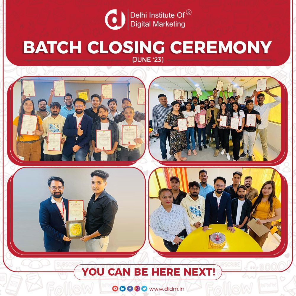 DIDM Batch Closing Ceremonies Noida