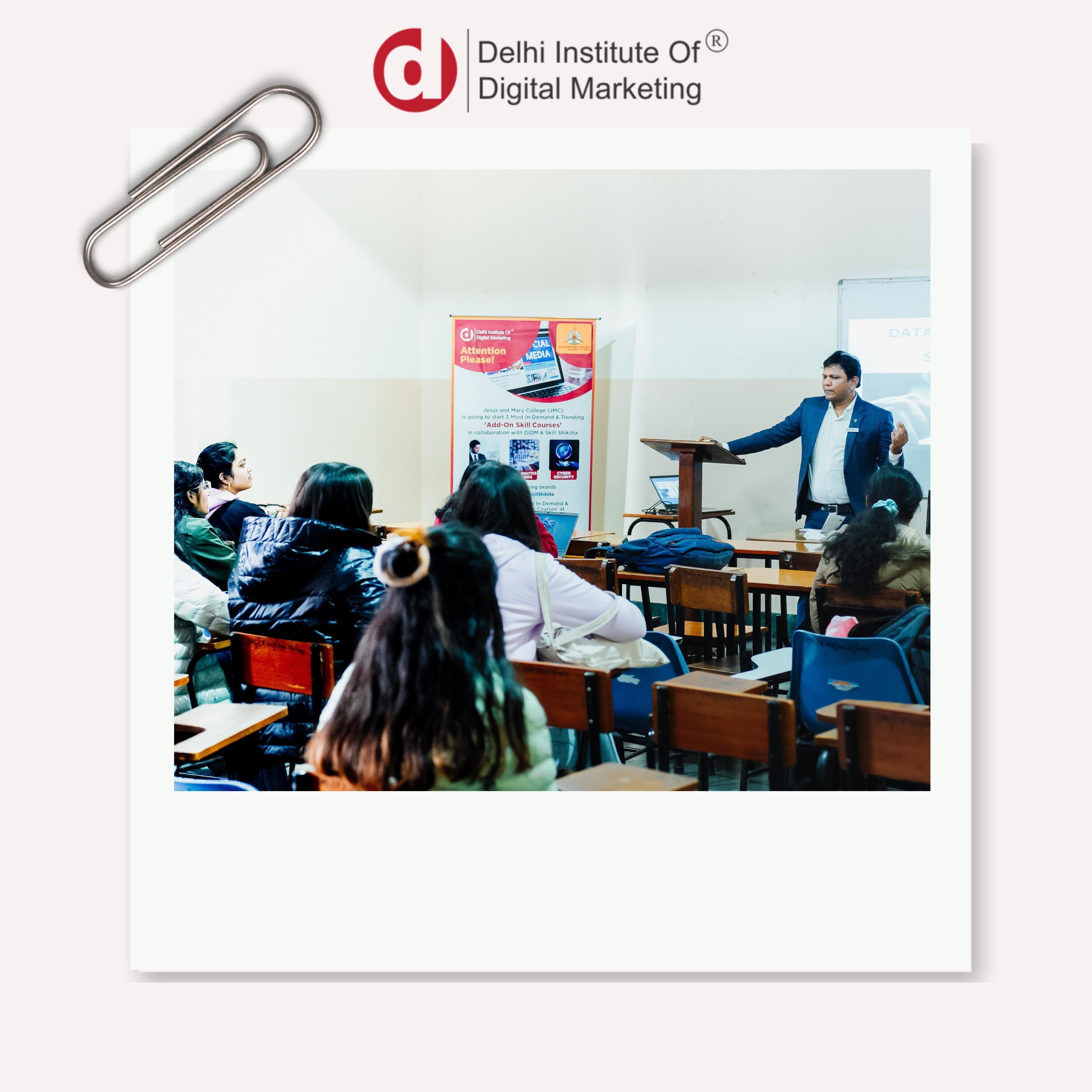 DIDM Classes on Add On Skill Courses at JMC Delhi DU