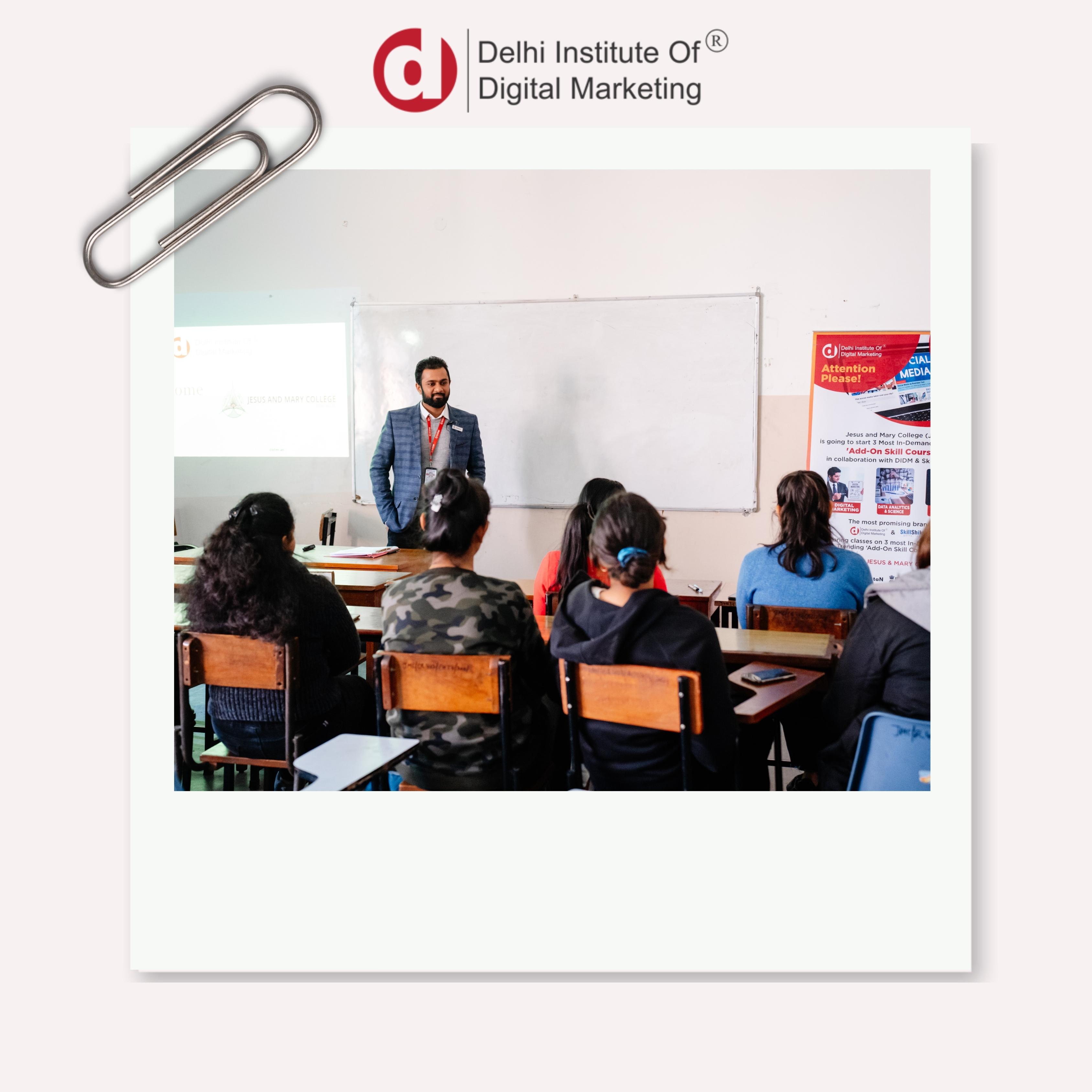 DIDM Classes on JMC College University Delhi DU