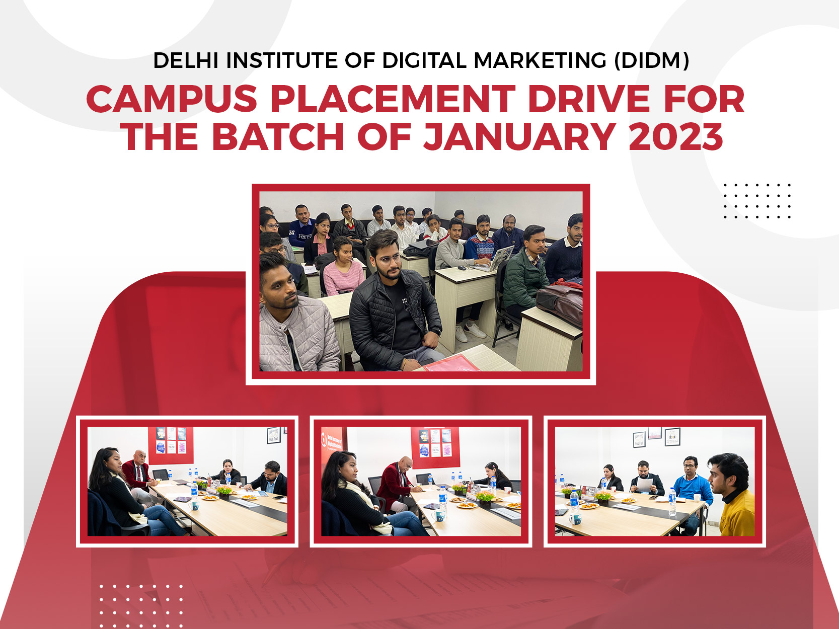 DIDM Conducts An Offline Campus Placement Drive 