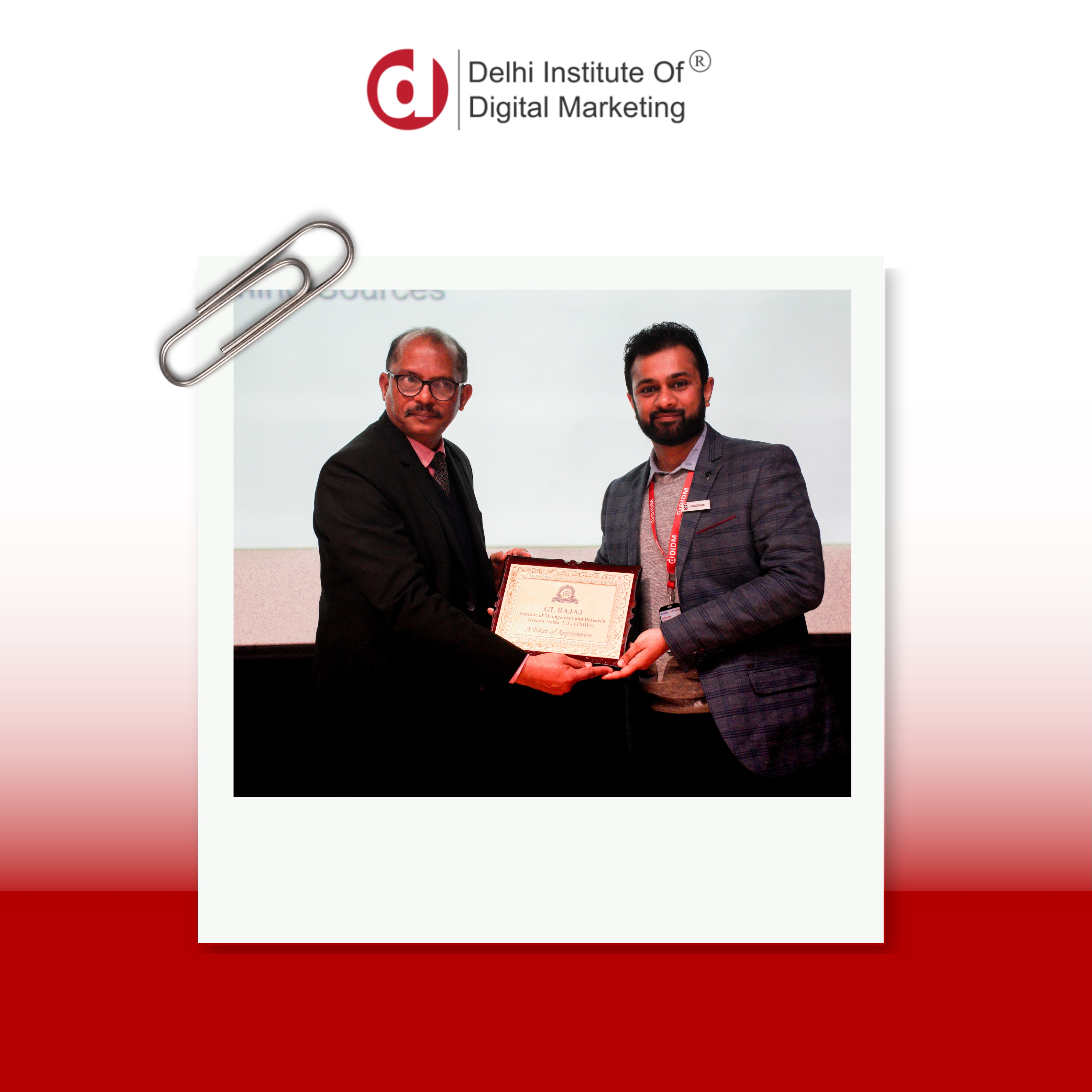 DIDM Conducts Digital Marketing Seminar At GL Bajaj Institute of Technology & Management