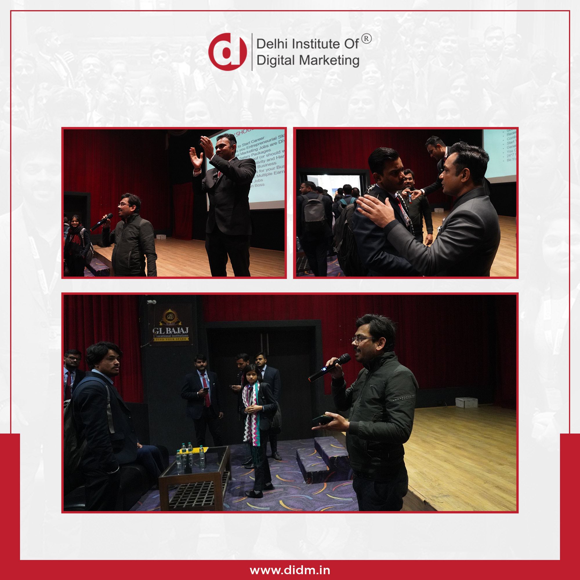 DIDM Digital Marketing Seminar in GL Bajaj Institute