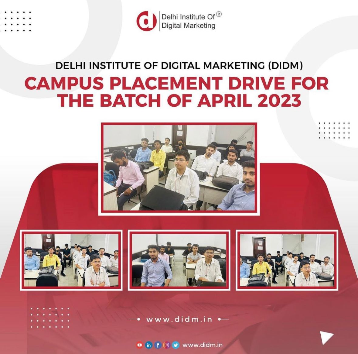 DIDM Conducts an Offline Campus Placement Drive April 2023