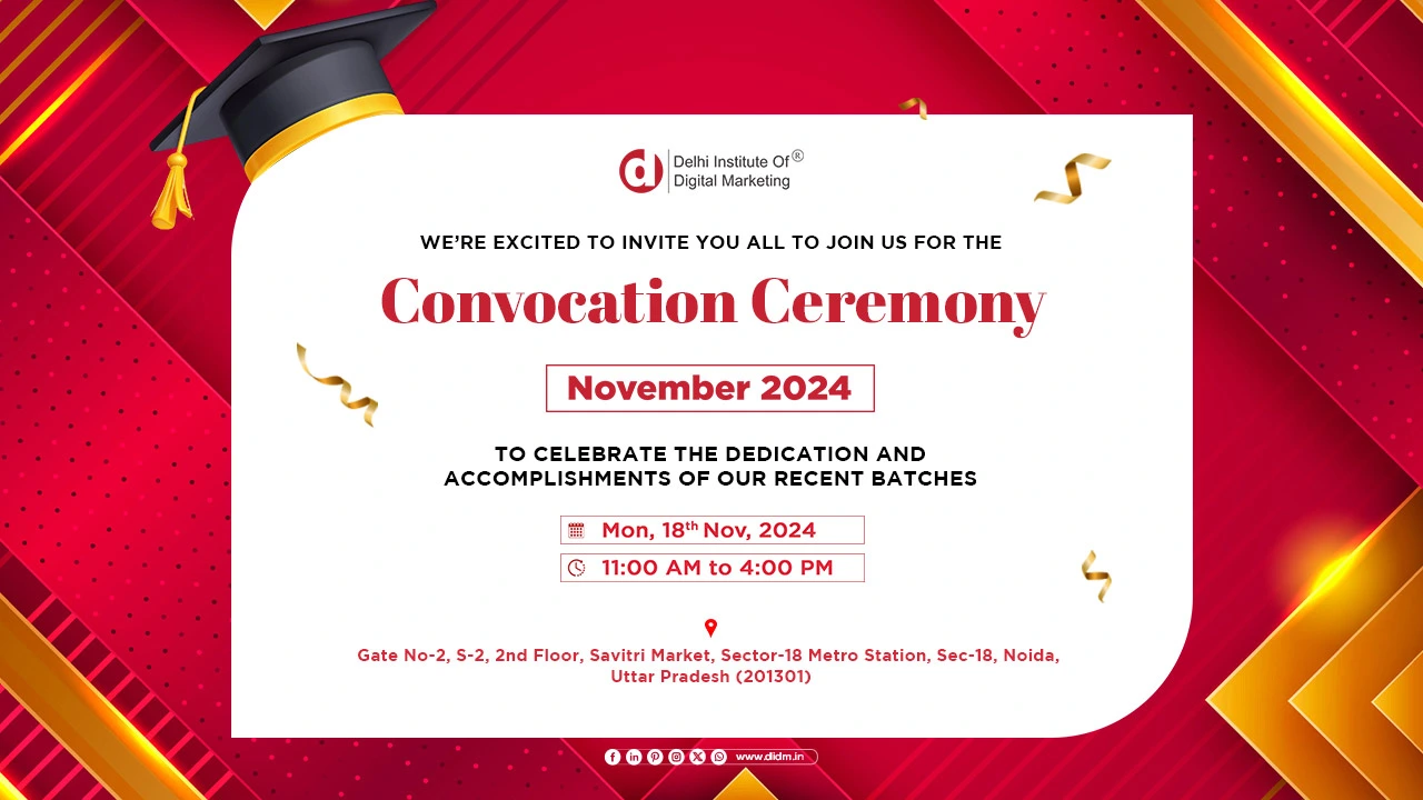 DIDM Convocation Ceremony- November 2024