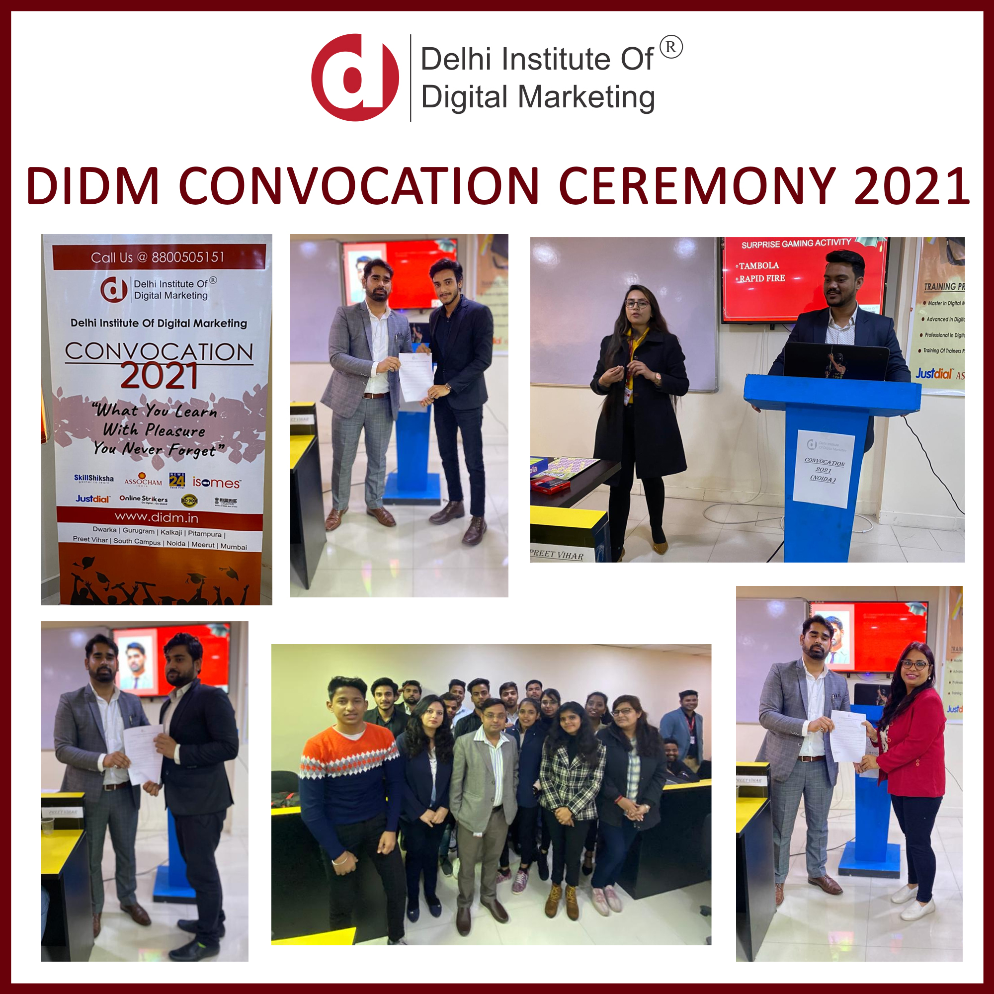 didm convocation ceremony 2021