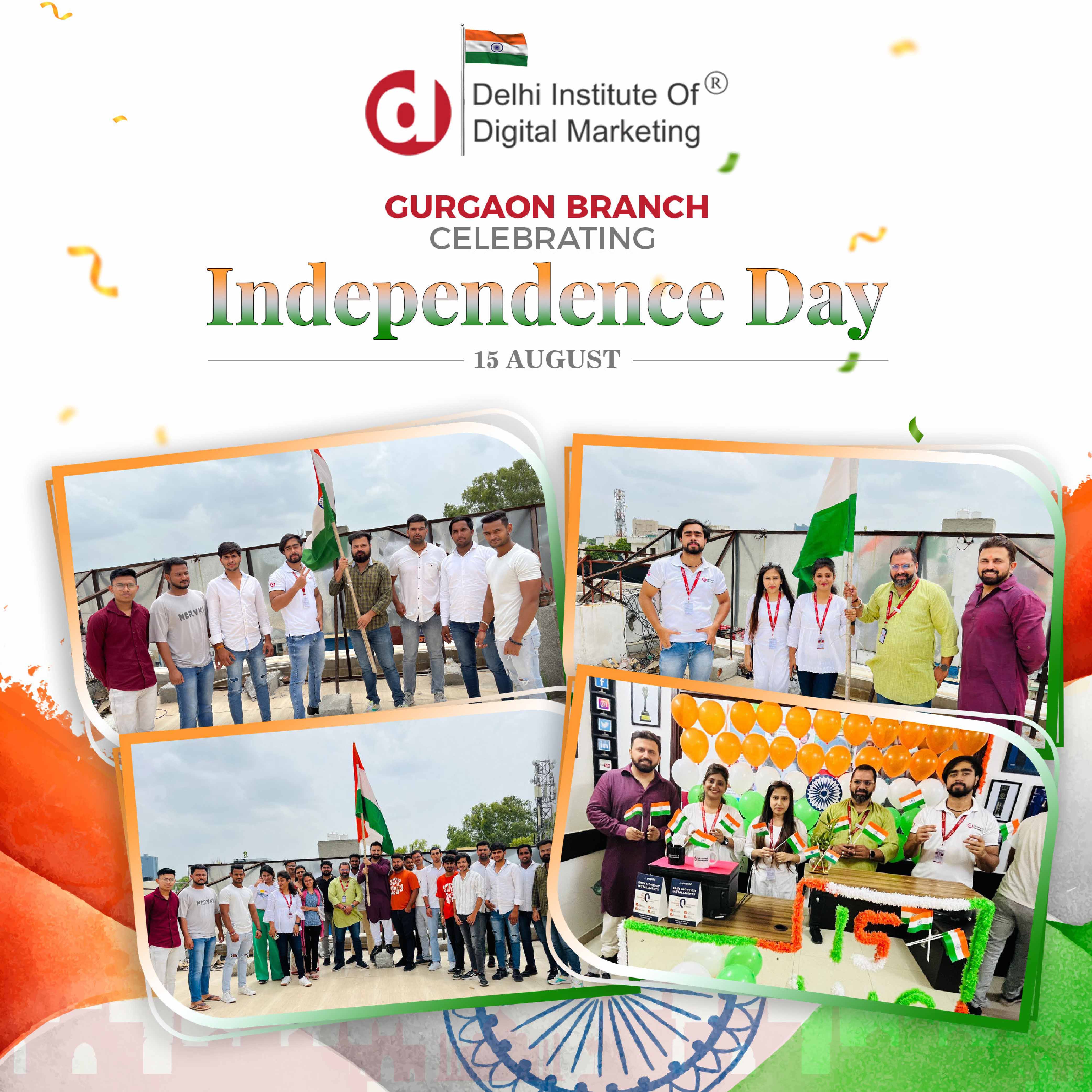 DIDM Gurgaon Branch is celebrating its 77th Independence Day