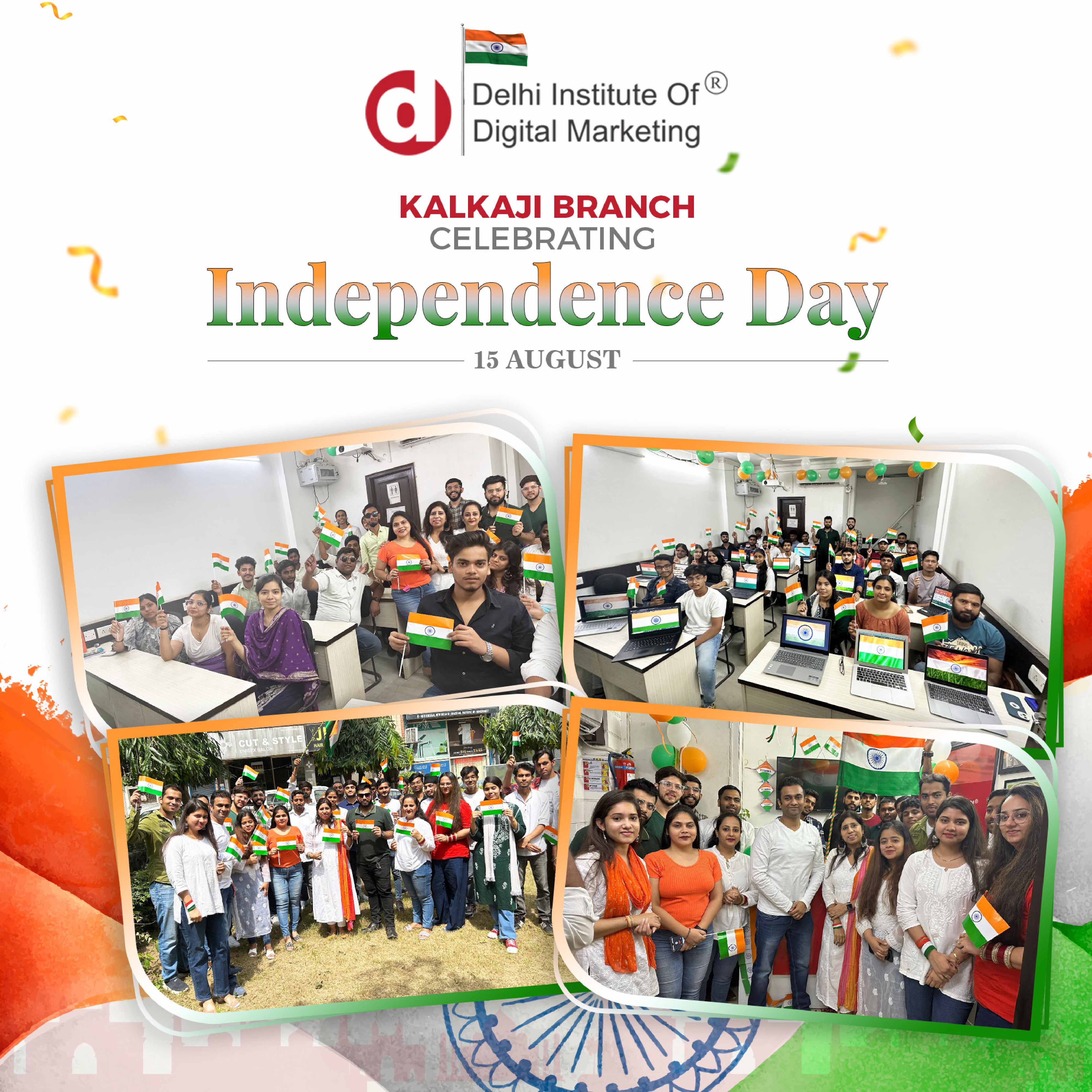 DIDM Kalkaji Branch is celebrating its 77th Independence Day