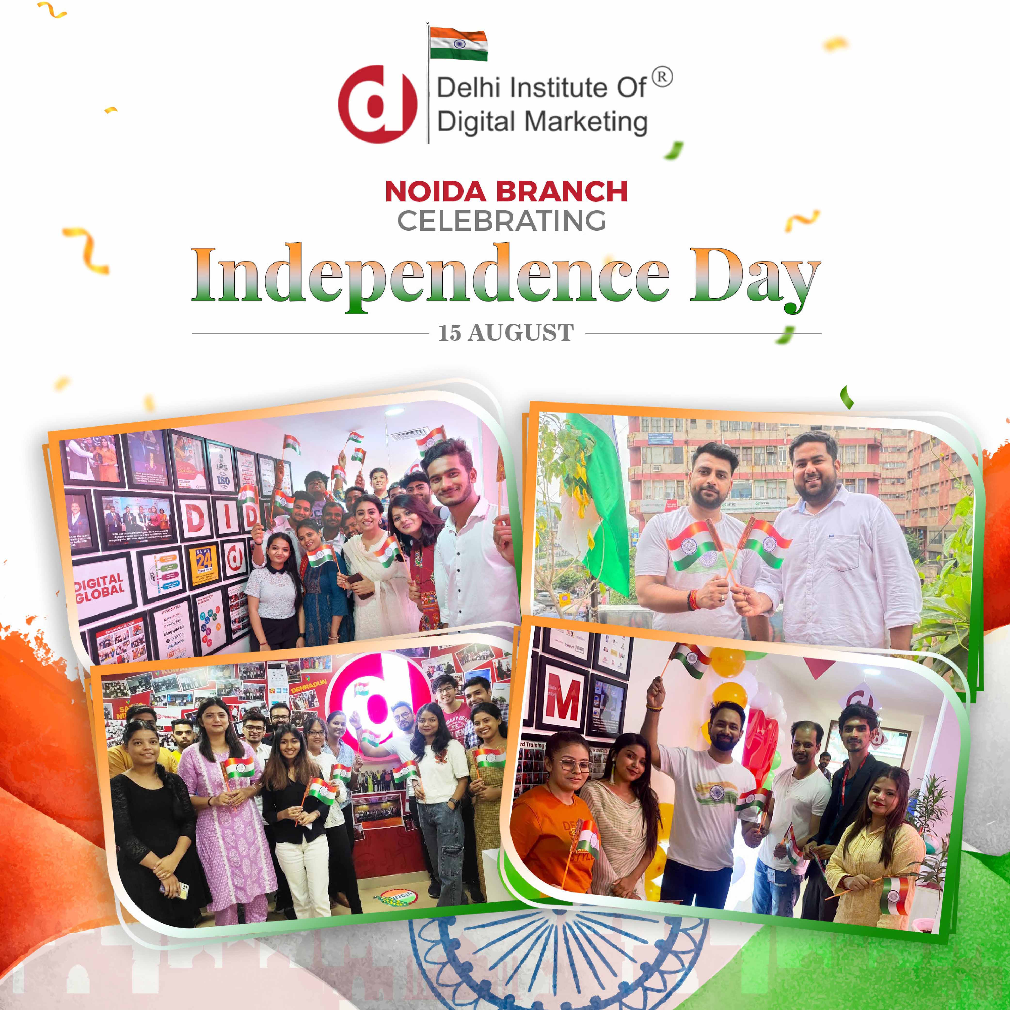DIDM Noida Branch is celebrating its 77th Independence Day