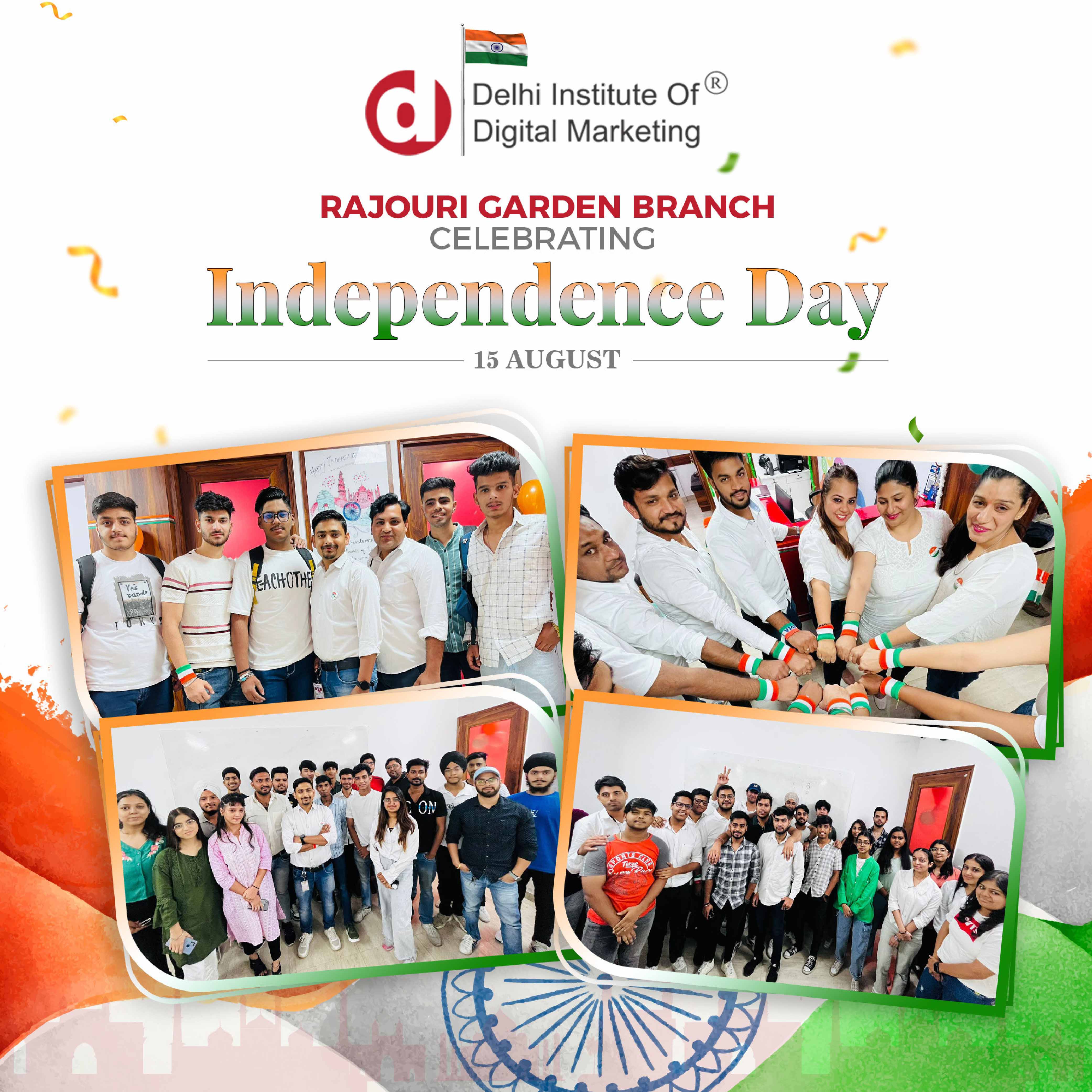 DIDM Rajouri Garden Branch is celebrating its 77th Independence Day