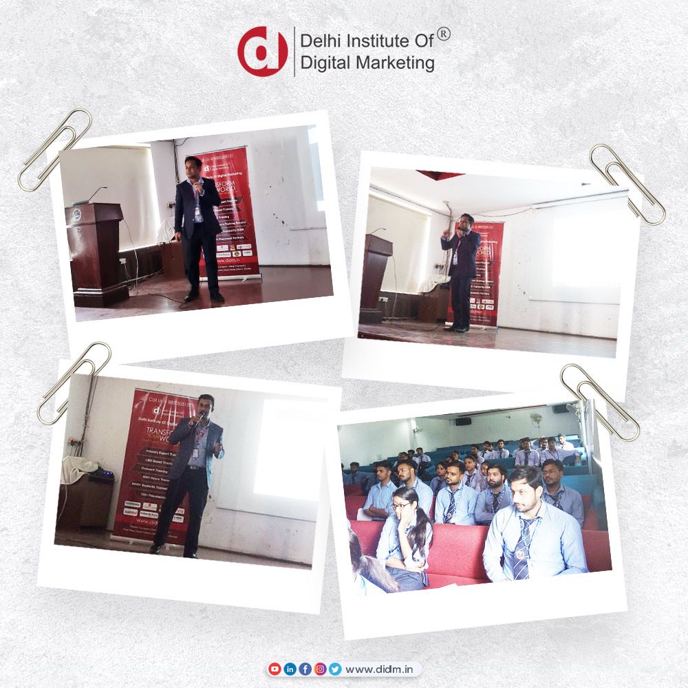 DIDM Successful Digital Marketing Seminar at IAMR, Ghaziabad