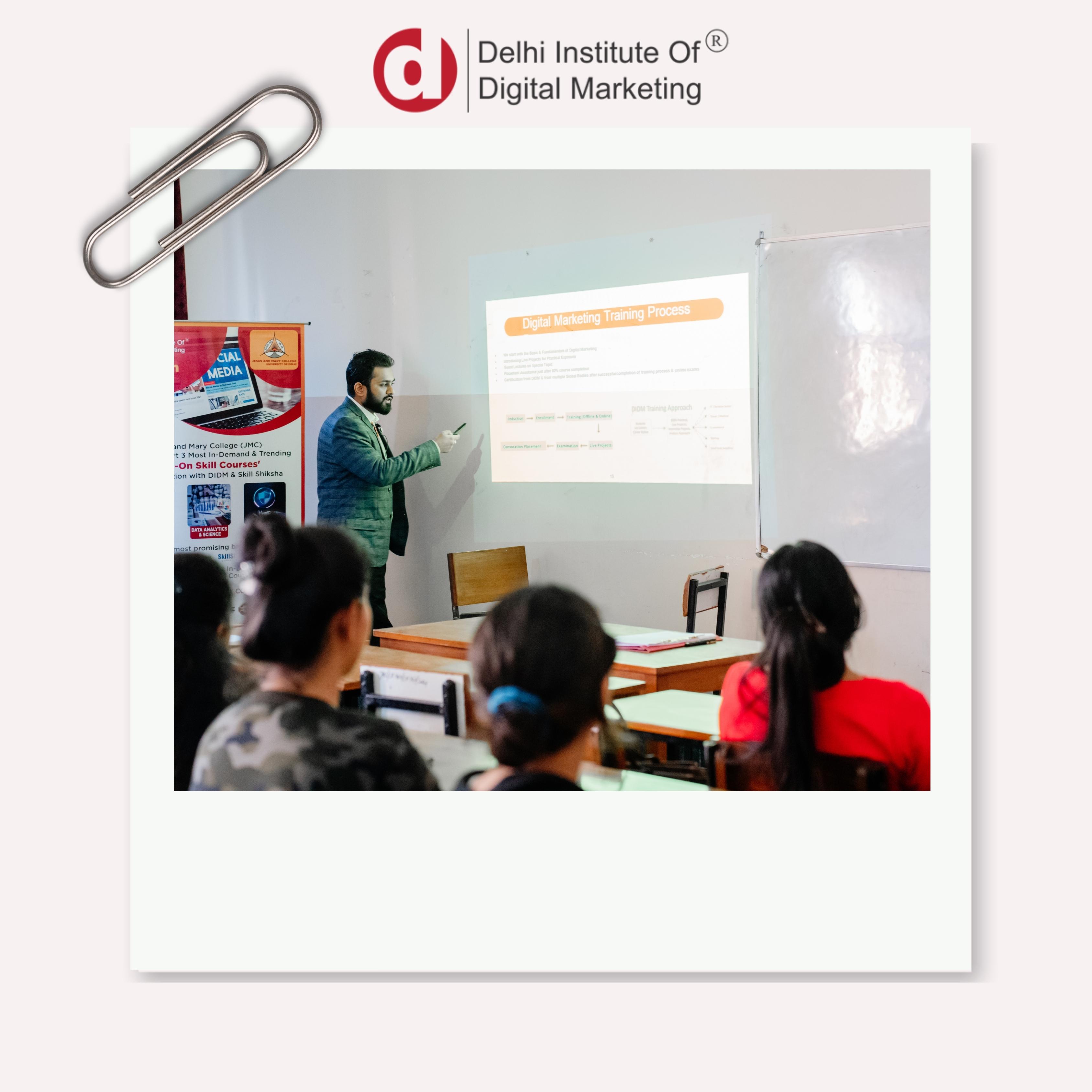 DIDM Training on Add On Skill Courses at JMC Delhi DU