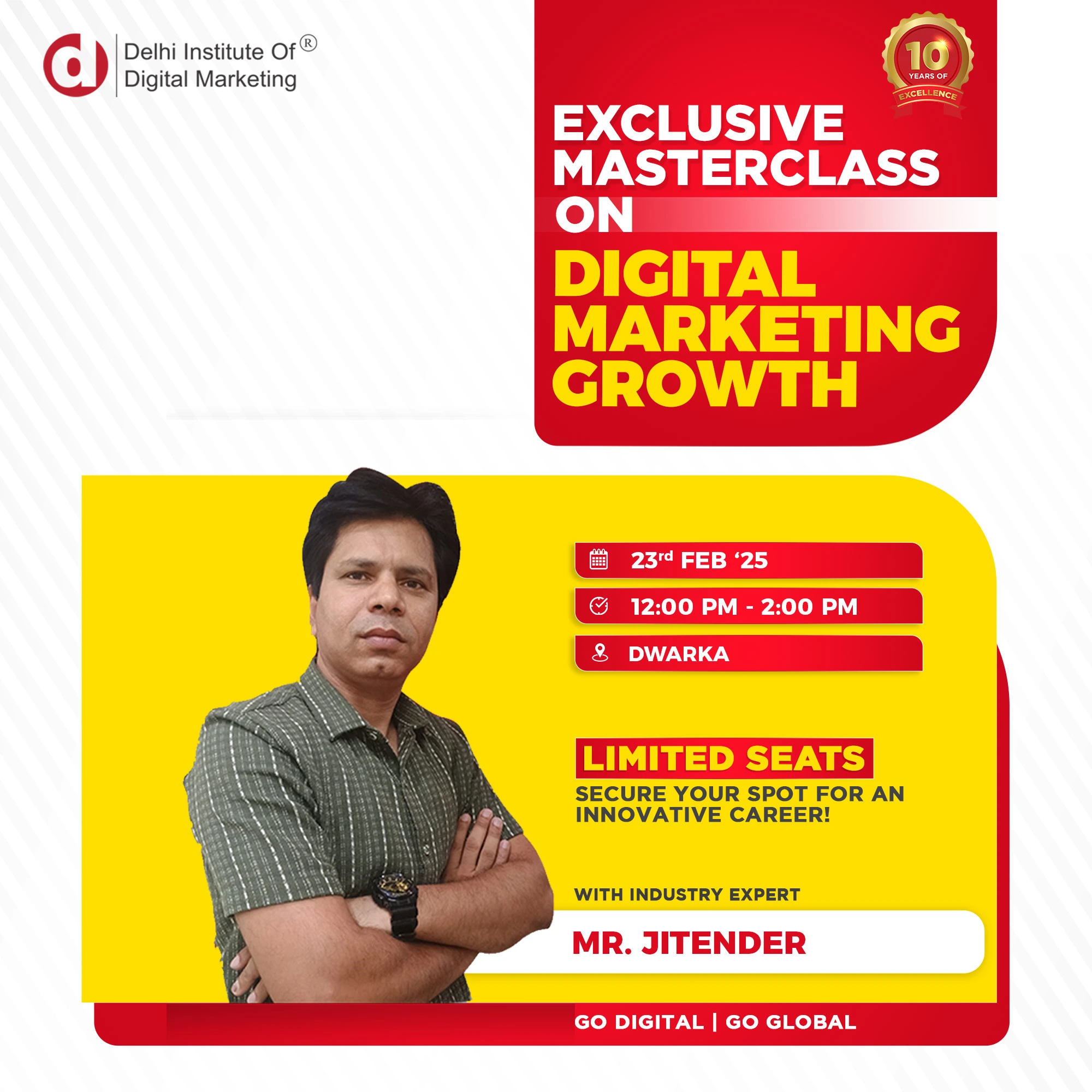 DIDM’s Digital Marketing Growth Masterclass in Dwarka for Career Opportunities!