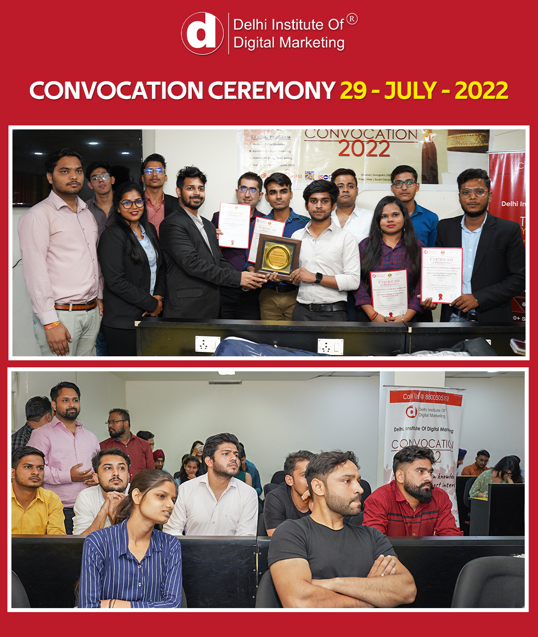 Delhi Institute of Digital Marketing July 22 Month Convocation