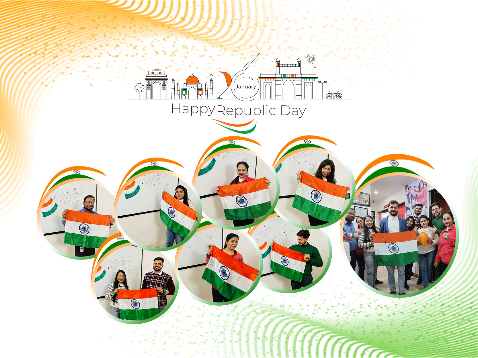 Delhi Institute of Digital Marketing Kalkaji Branch celebrated India's 74th Republic Day
