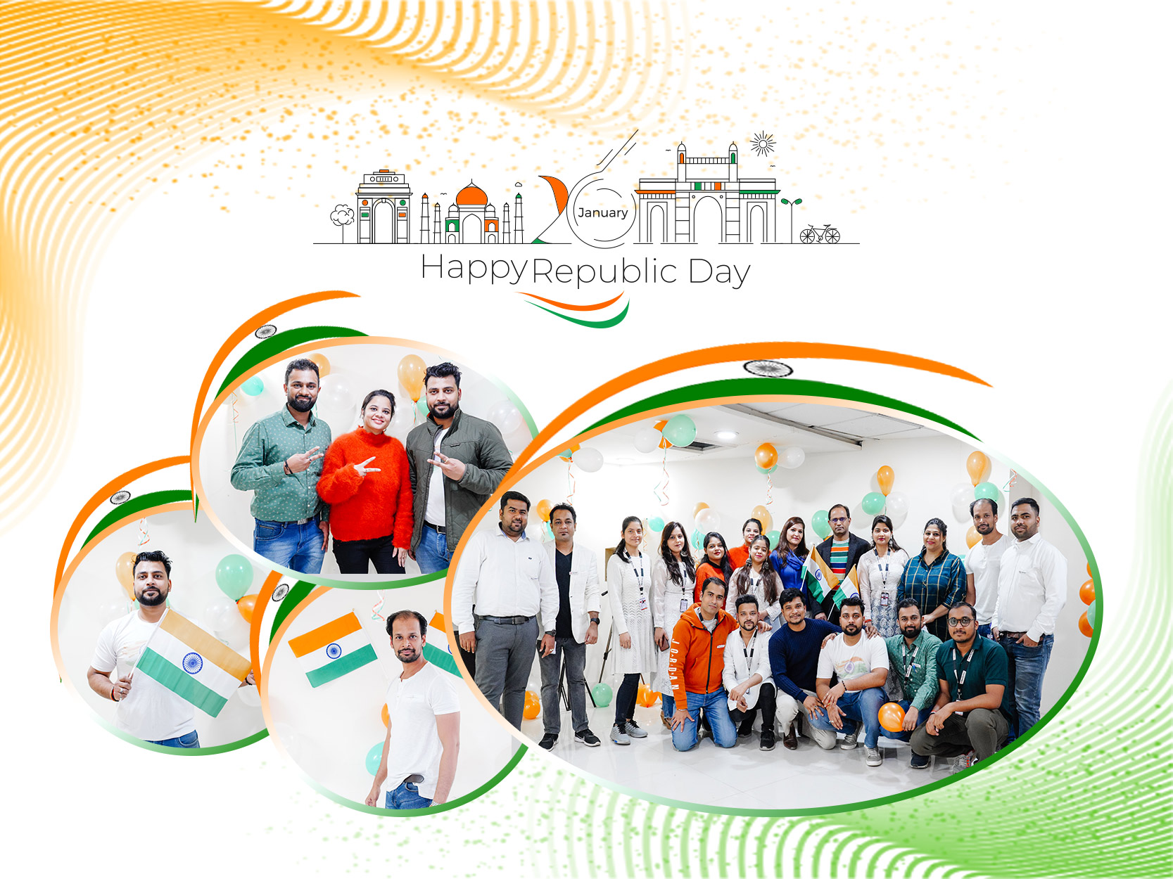 Delhi Institute of Digital Marketing Noida Branch celebrated India's 74th Republic Day
