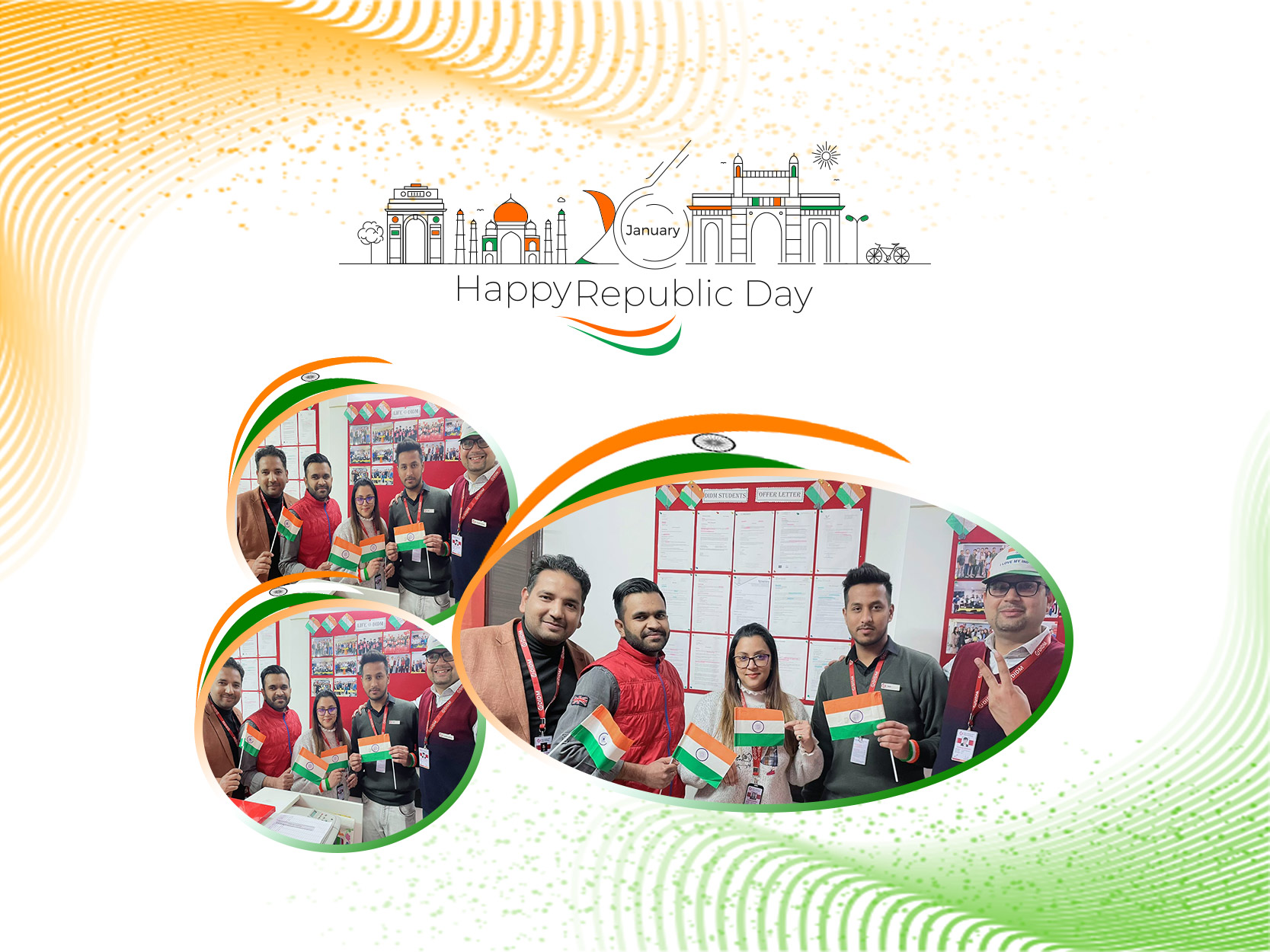 Delhi Institute of Digital Marketing Pitampura Branch celebrated India's 74th Republic Day
