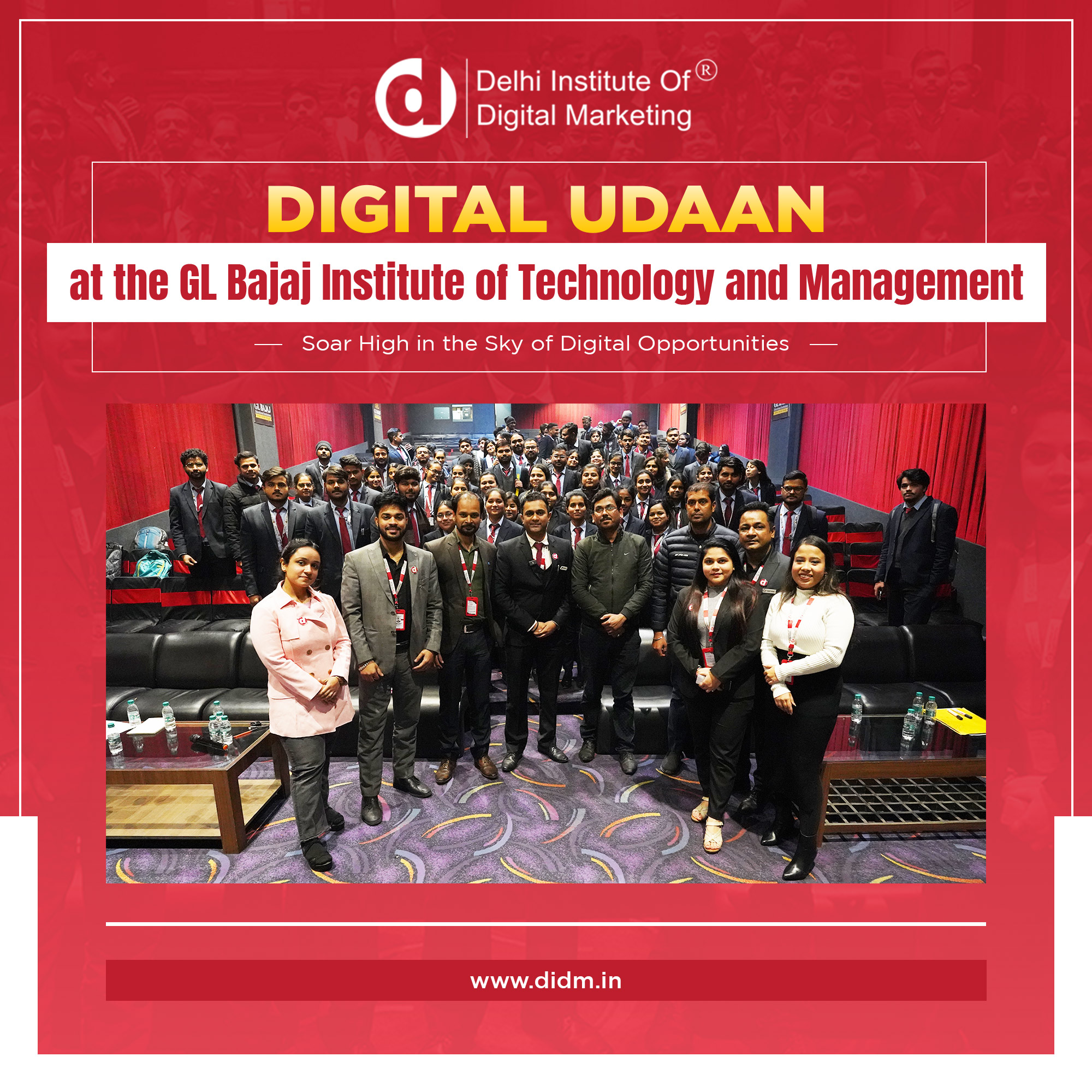 Digital Udaan Seminar At the GL Bajaj Institute of Technology and Management