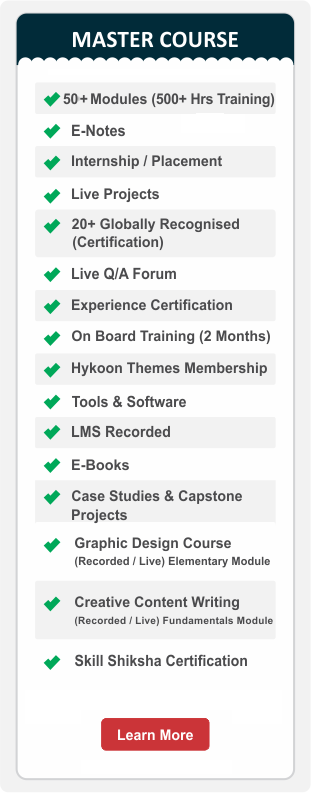 Master in Digital Marketing Course by DIDM