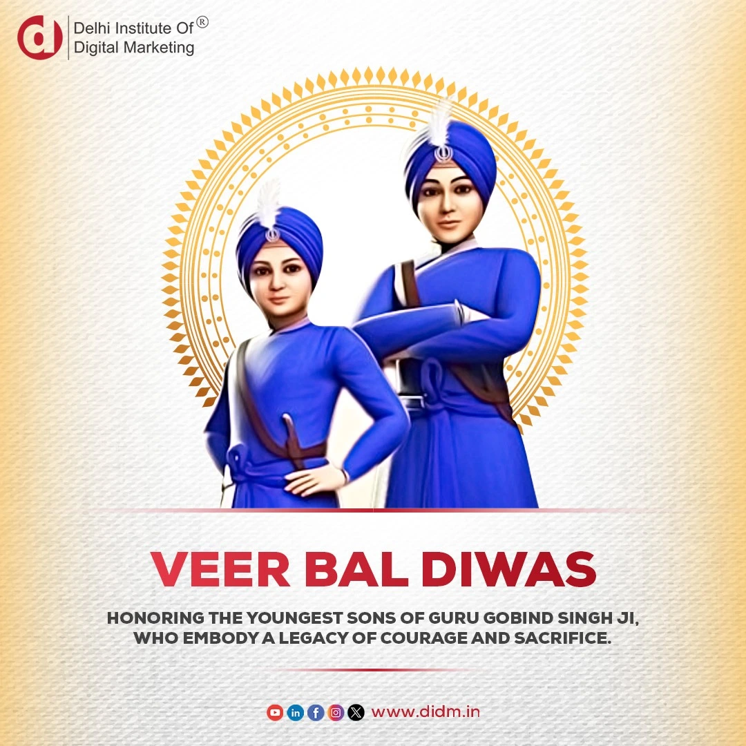 Veer Bal diwas Wish from Delhi institute of Digital Marketing