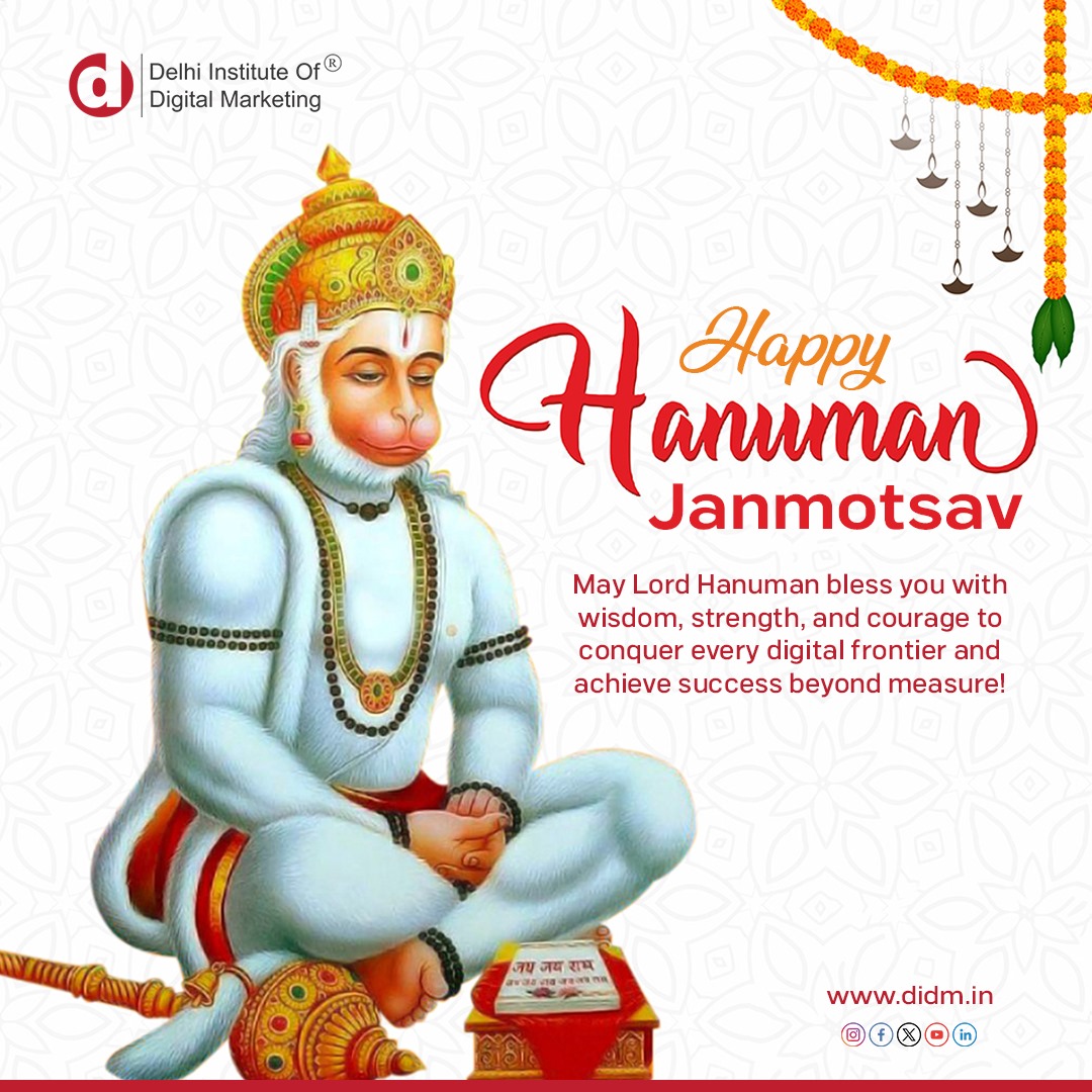 Wishing You all a very Happy and Blessed Hanuman Janmotsav From DIDM!