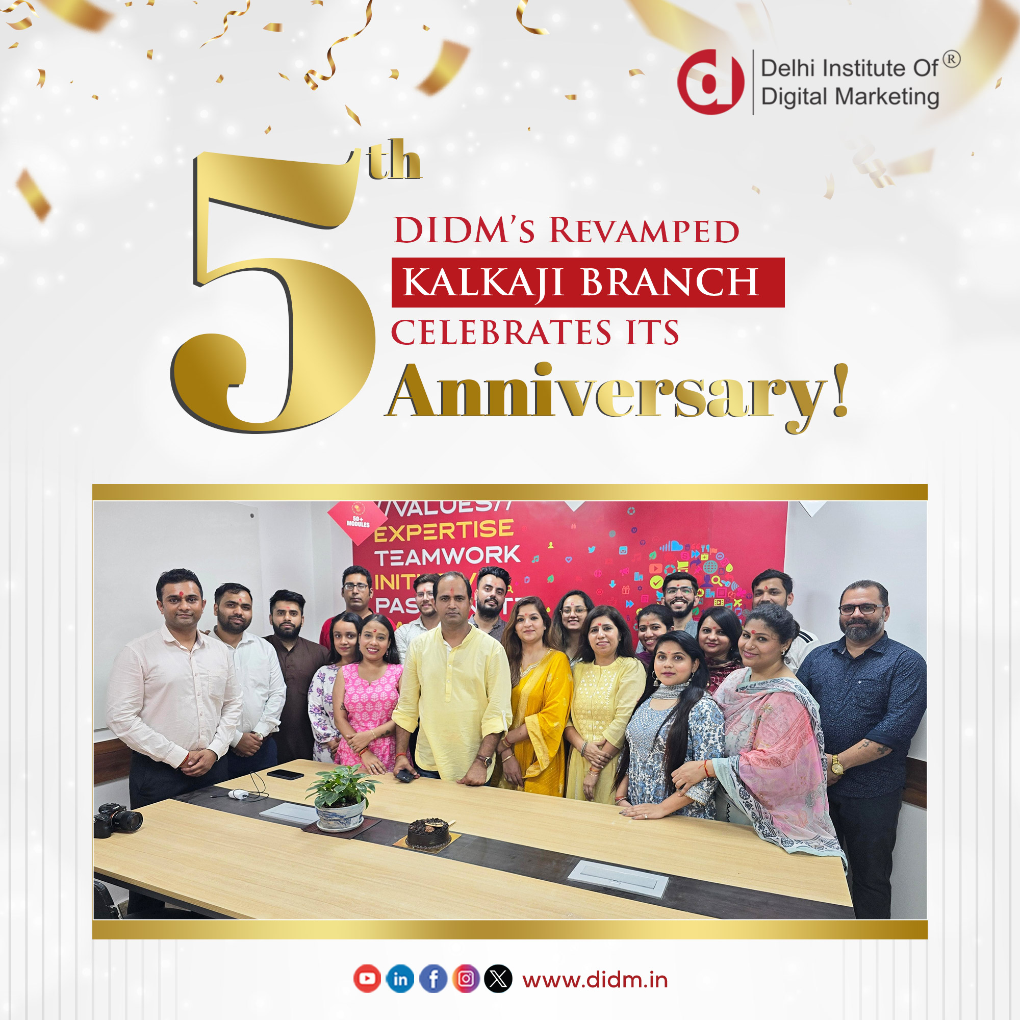 DIDM Kalkaji Branch Celebrates Its Fifth Anniversary