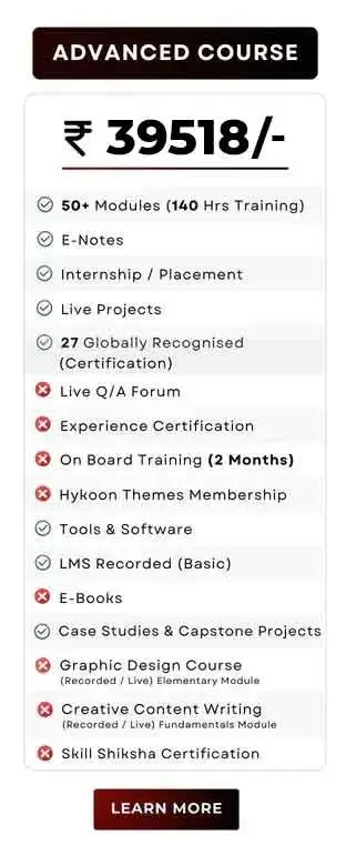 Advanced in Digital Marketing Dehradun fee