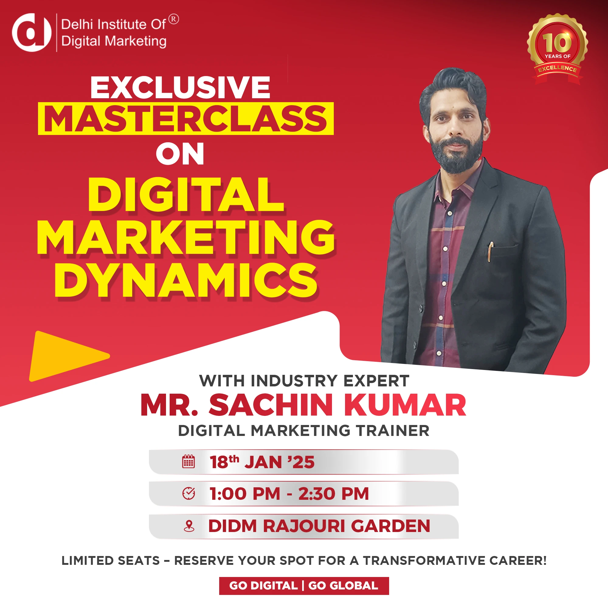 Become Digitally Empowered with DIDM’s Exclusive Digital Marketing Dynamics Masterclass!