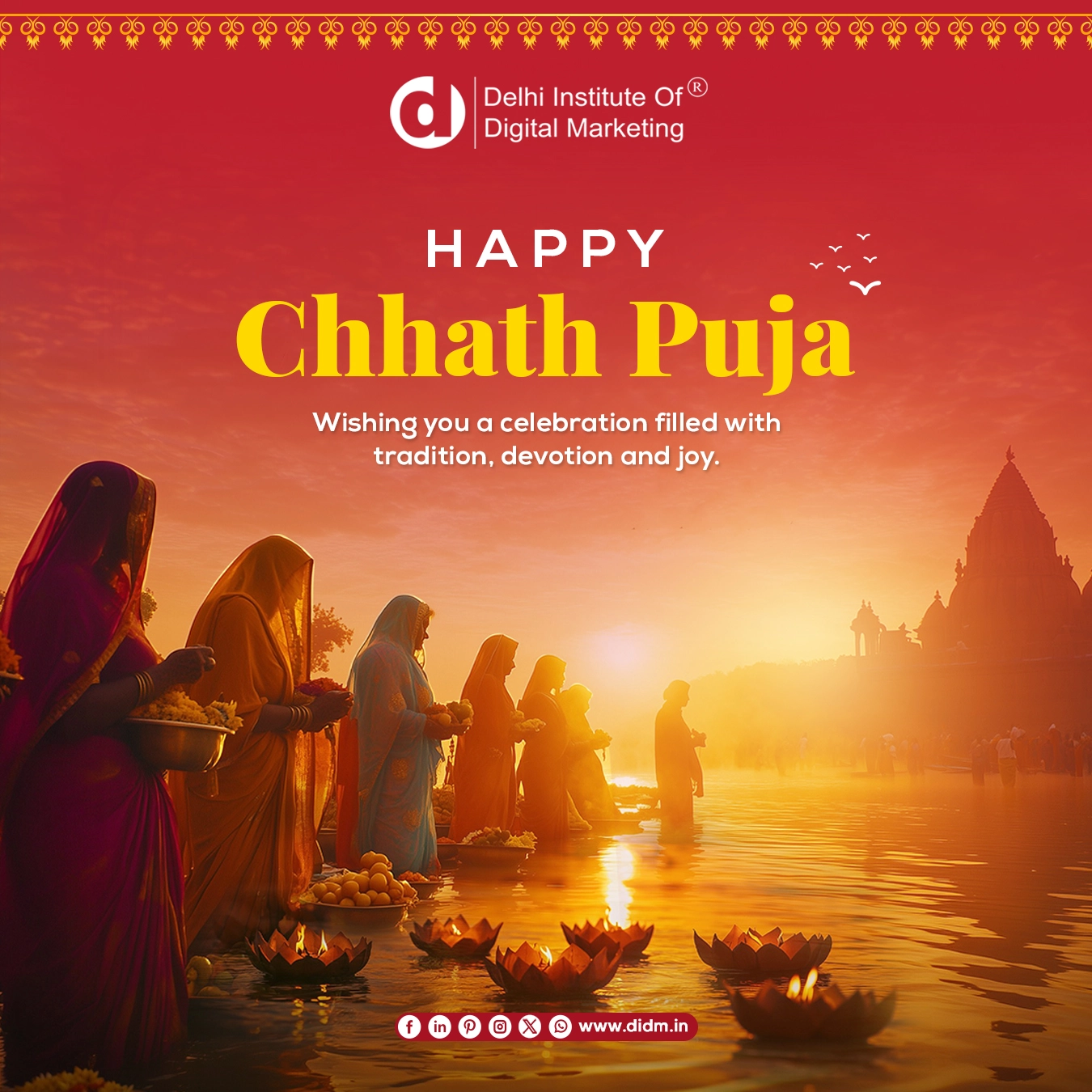 Chhath Puja wishes from DIDM