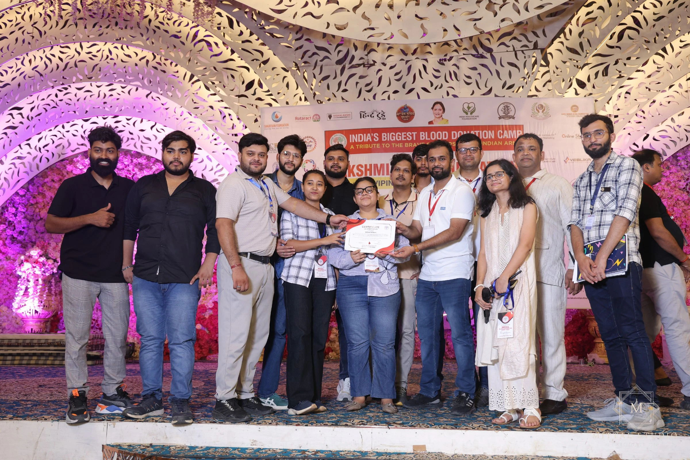 DIDM recognition on blood donation camp