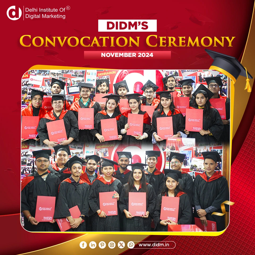 DIDM’s November 2024 Convocation Ceremony Celebration!