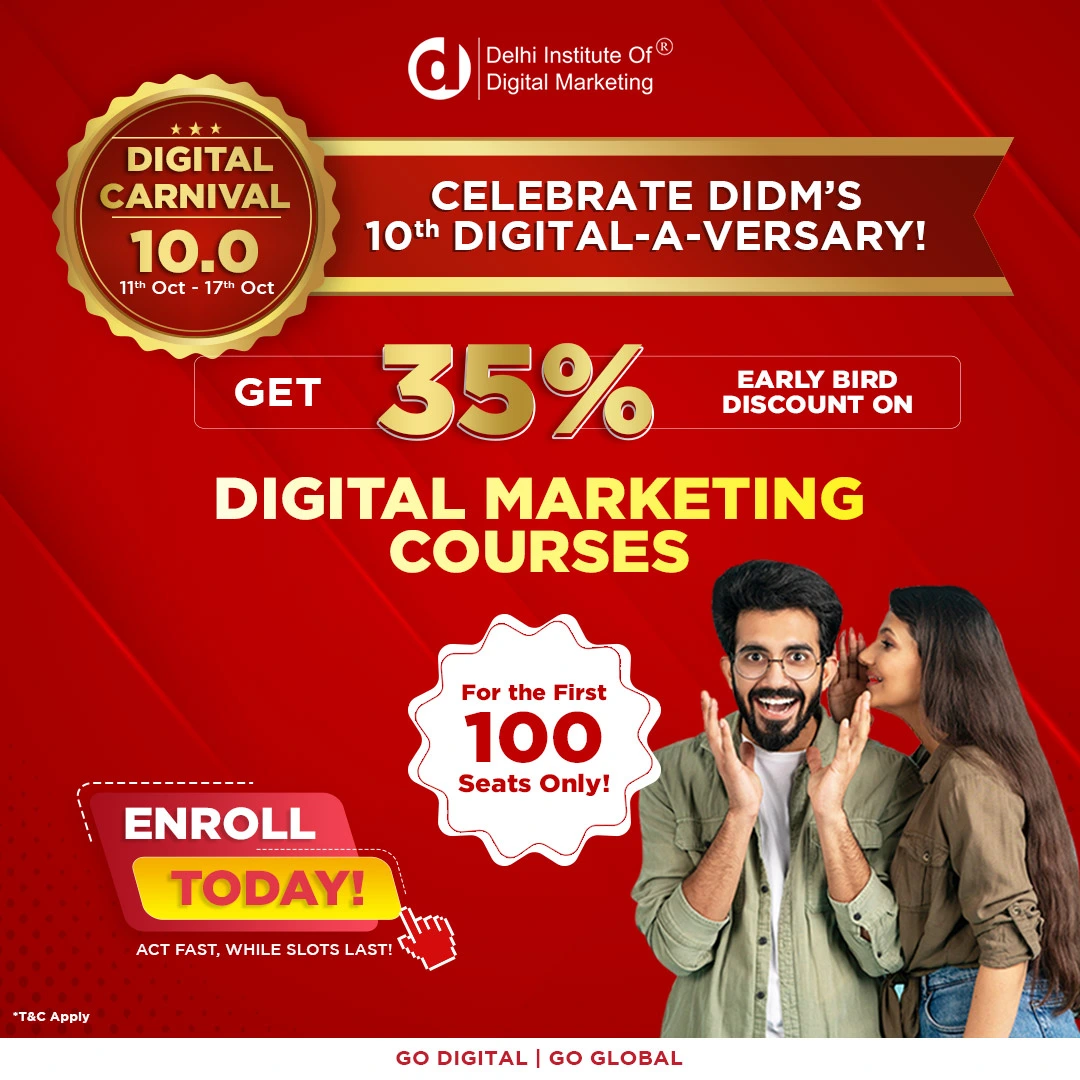 DIDMs Early Bird Campaign on their 10th anniversary celebration