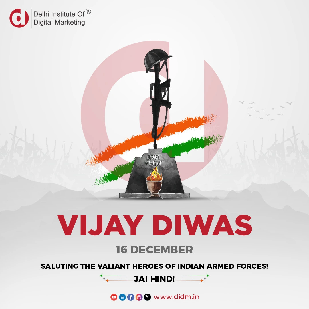 Delhi Institute of digital marketing wishes on Vijay Diwas