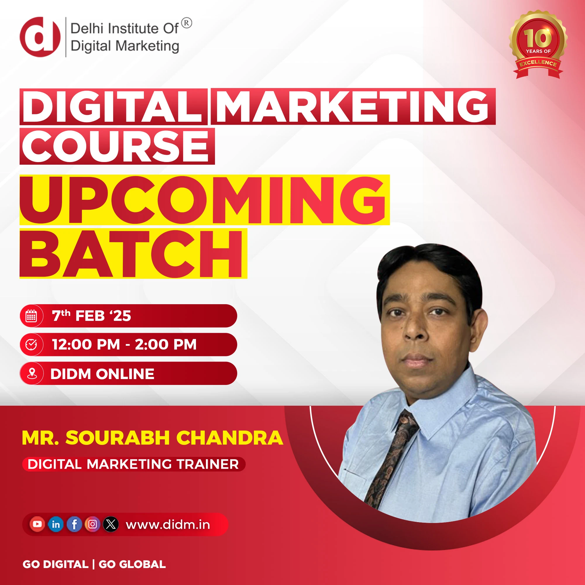 Digital marketing course Online by DIDM