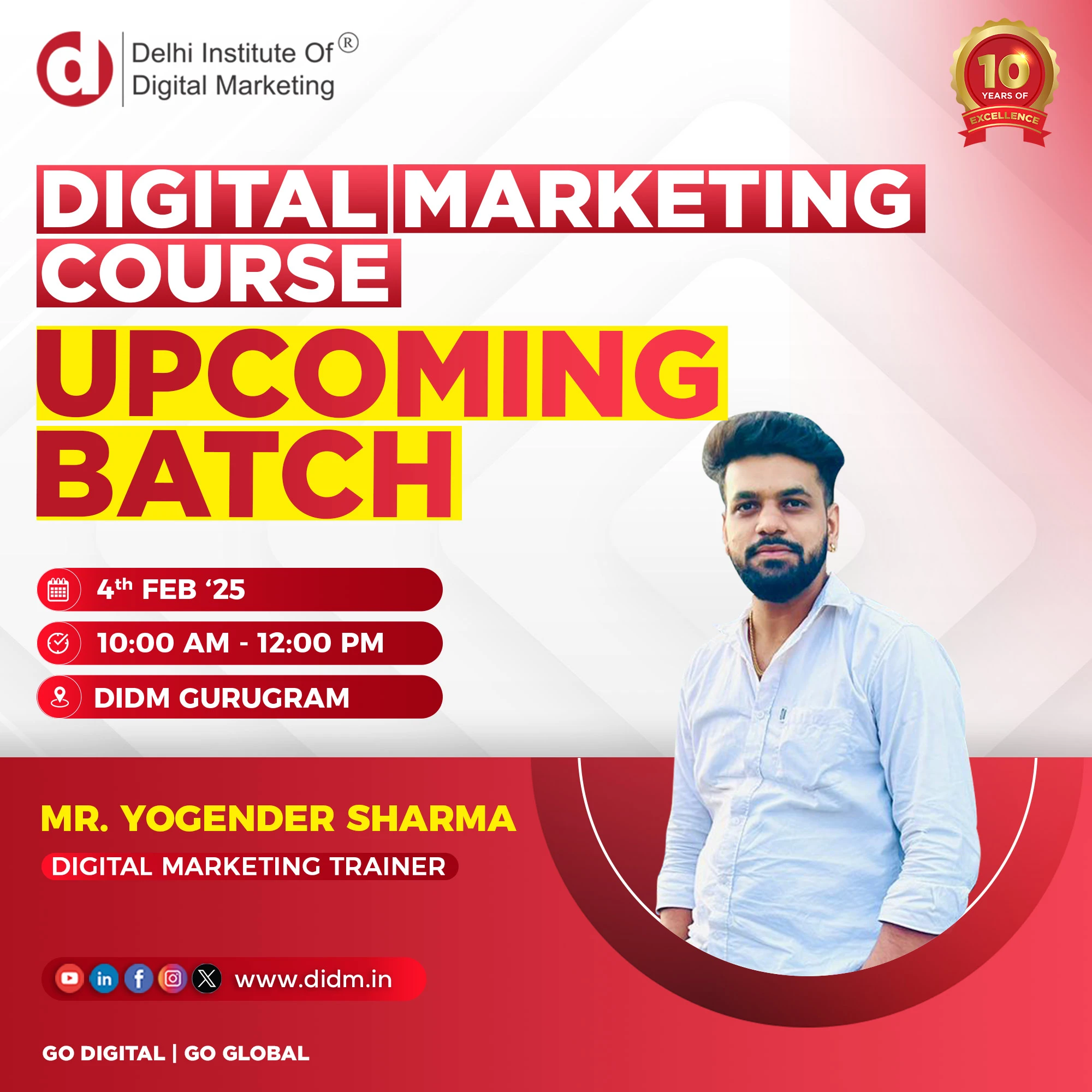 Digital marketing course in Gurugram by DIDM