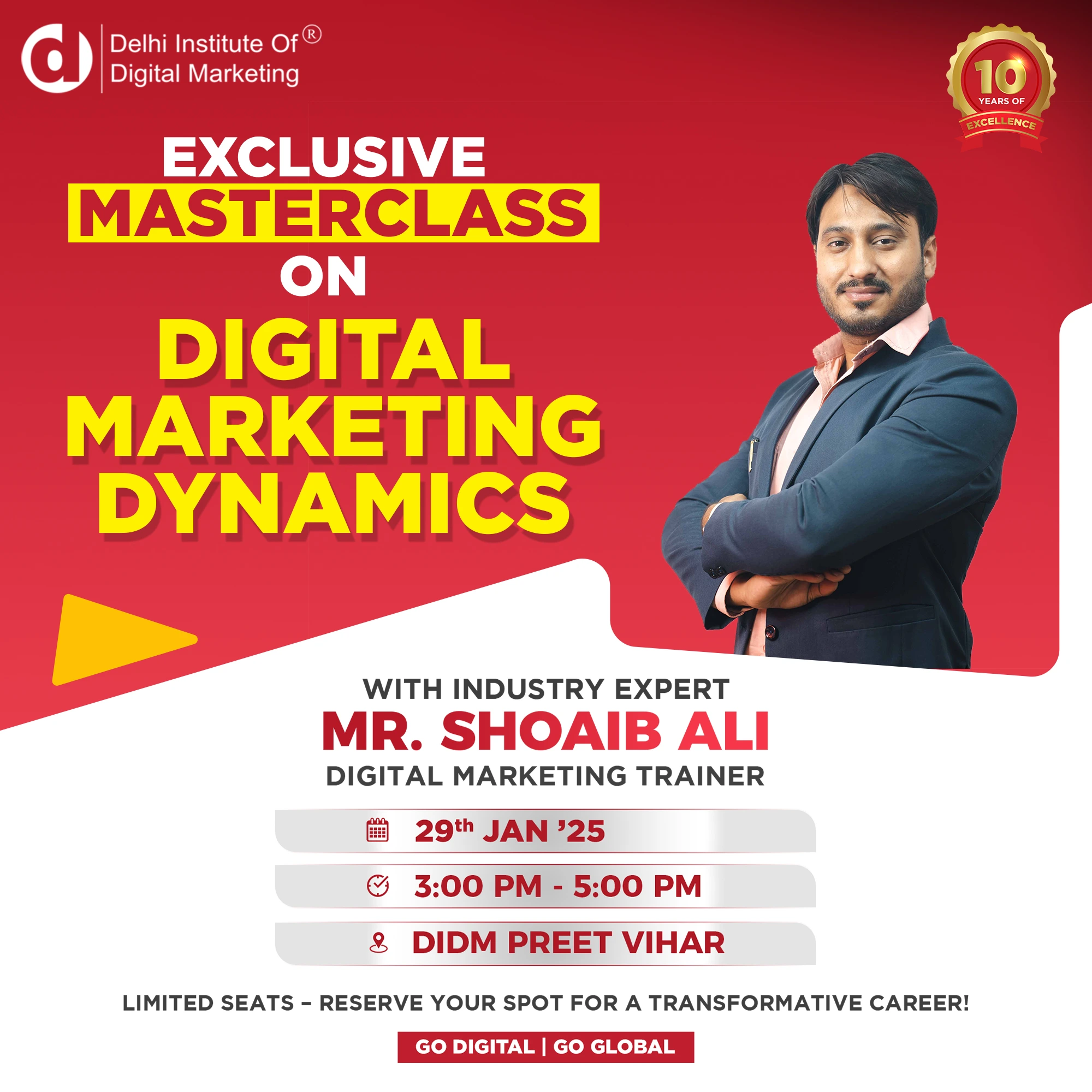 Dive into the Digital Marketing Dynamics Masterclass at DIDM!