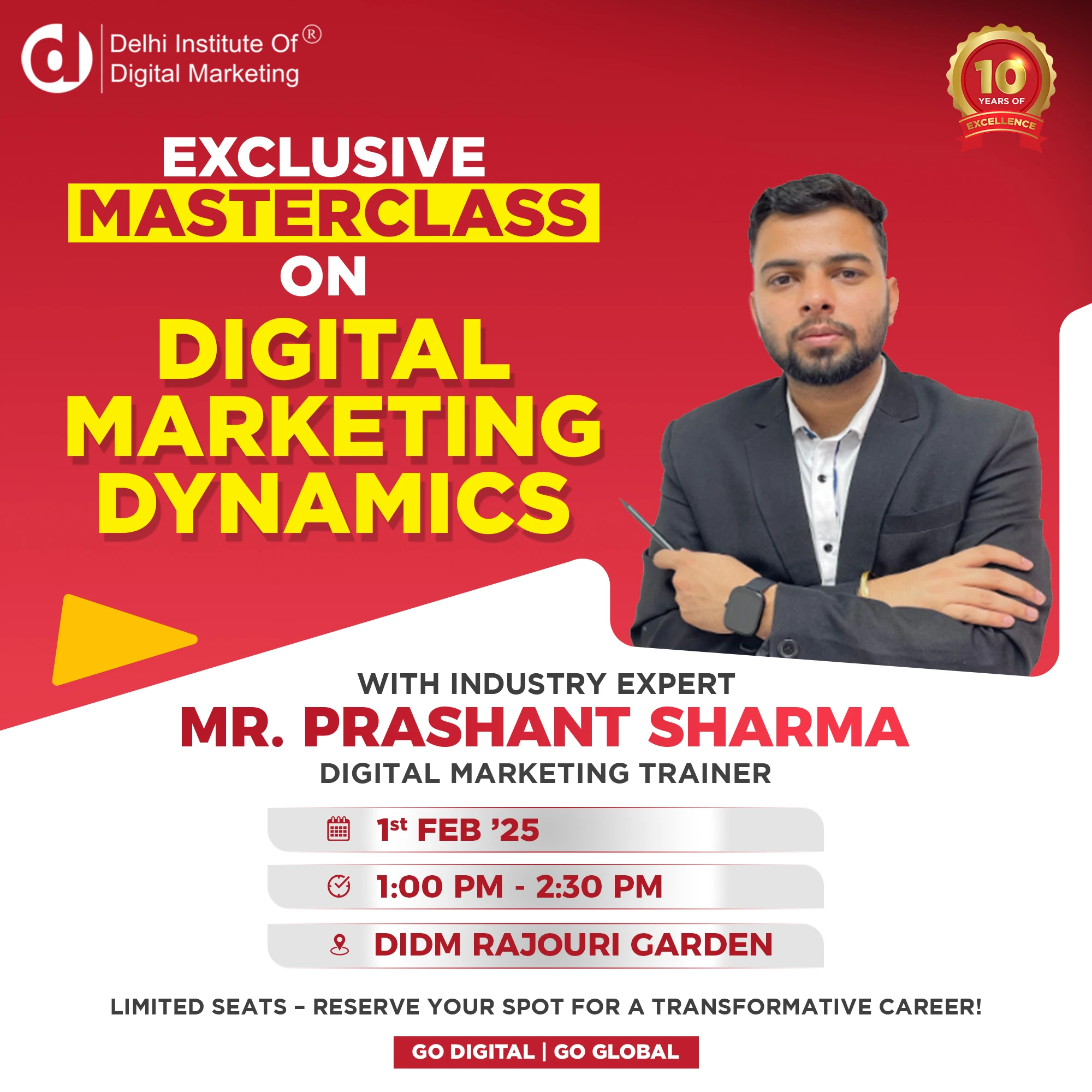 Exclusive Masterclass on Digital Marketing Dynamics- Mr Prashant