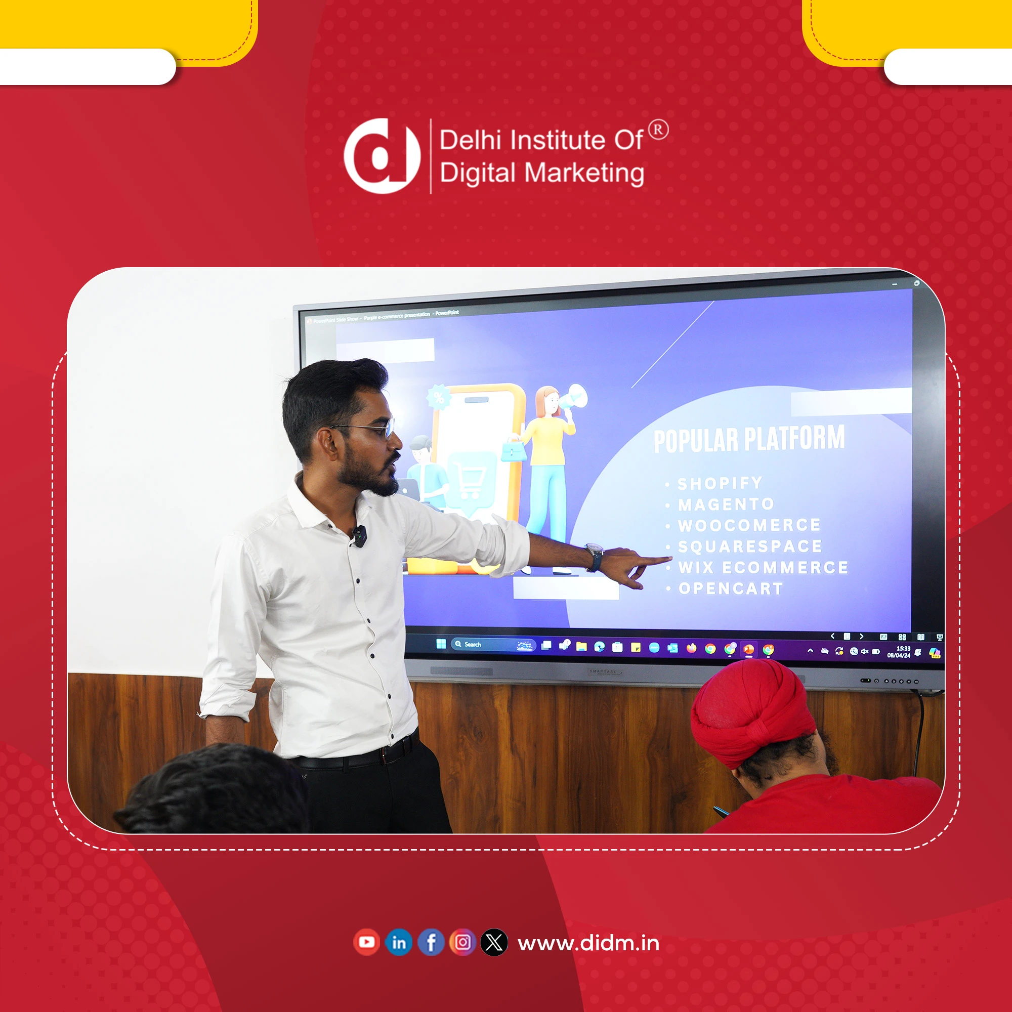 Expert Session on E-Commerce by Abiti Bella’s Marketing Head at DIDM, pitampura