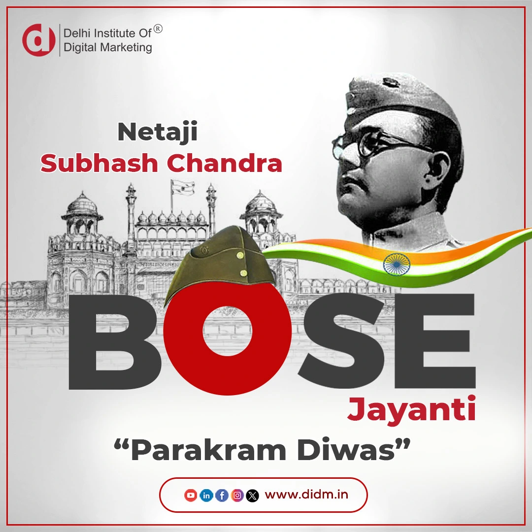 Honoring Netaji Subhash Chandra Bose on Parakram Diwas!