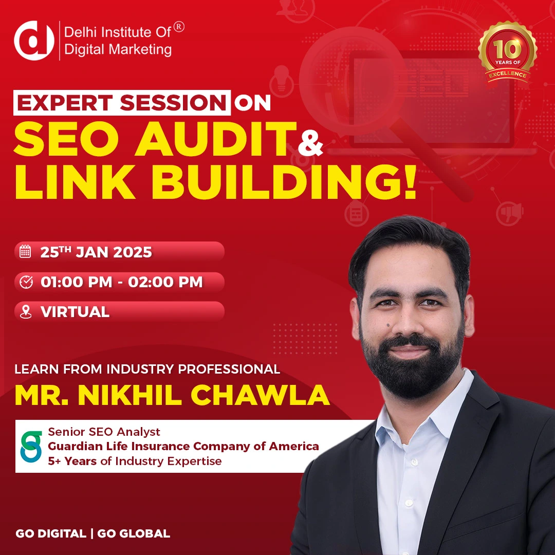 Join DIDM’s Insightful Expert Session on SEO Audit and Link Building