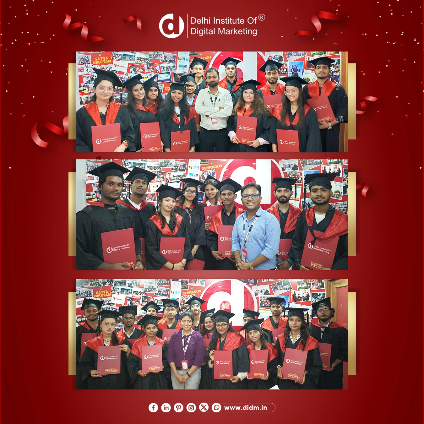 July Convocation ceremony 2025 by Delhi institute of Digital marketing