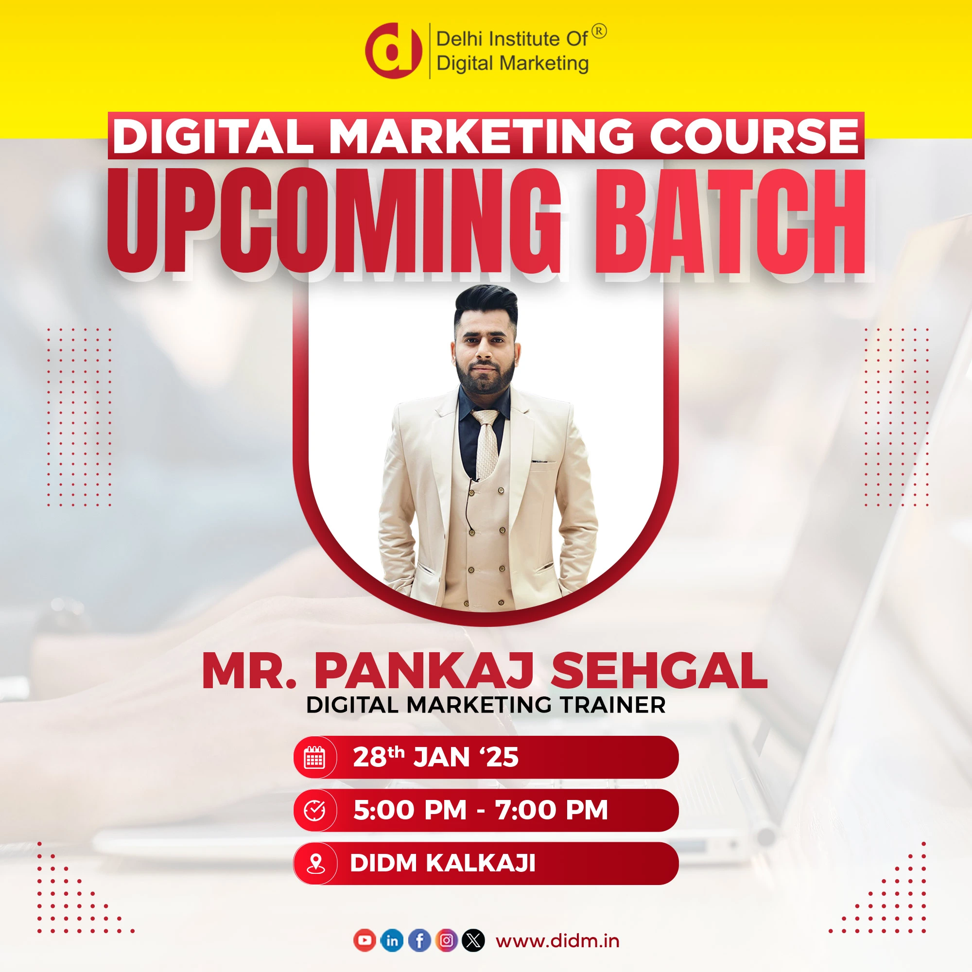 Kalkaji digital marketing course batch