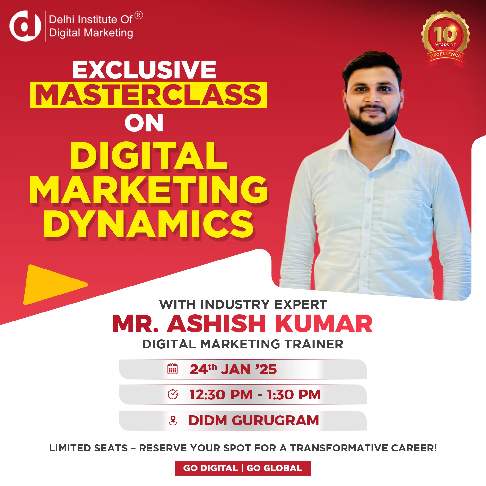 Master Digital Marketing Dynamics with DIDM’s Exclusive Masterclass!