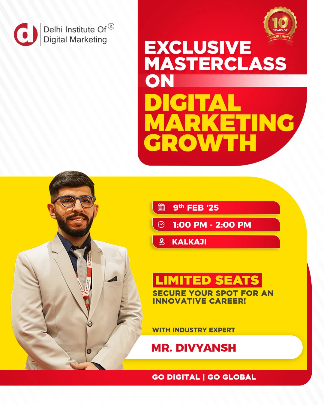 Transform Your Digital Skills with Digital Marketing Growth Masterclass by DIDM !