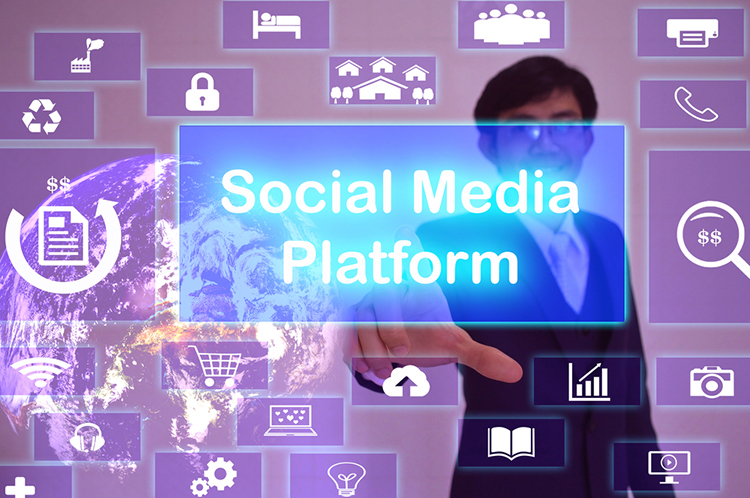 social media platforms covid